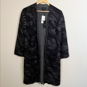 Joe's Jeans Kiera Cardigan in Camo NWT, Size XS